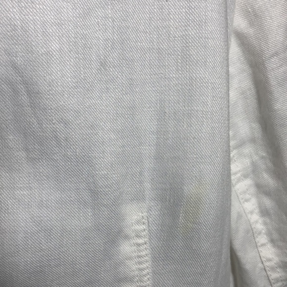 ESCADA Sport Linen Blazer White Jacket SzL - Picture 6 of 8